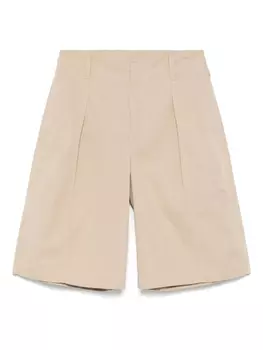Плиссированные шорты-бермуды LEMAIRE, нейтральный