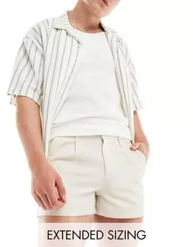 Плиссированные шорты чинос ASOS DESIGN