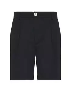 Плиссированные шорты Melvin Siedres, черный