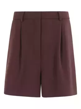 Плиссированные шорты строгого кроя HERSKIND, красный