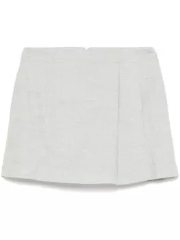Плиссированные юбки-шорты Lorena Antoniazzi, серый