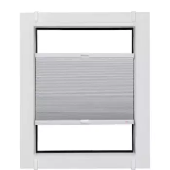 Плиссированные жалюзи Sunlines «Start-up Style Honeycomb», затемняющие, энергосберегающие, без сверления, с креплением, с креплением с помощью зажима Simply-Fix, сотовые плиссированные жалюзи, цвет wei/wei + wei