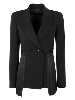 Плиссированный блейзер High, черный
