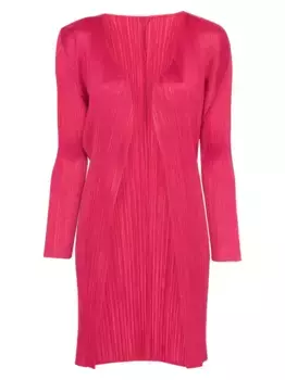 Плиссированный кардиган Pleats Please Issey Miyake, розовый