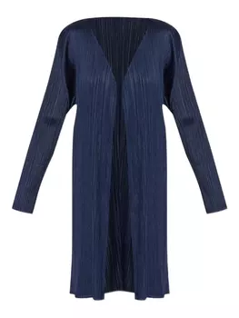 Плиссированный кардиган Pleats Please Issey Miyake, синий