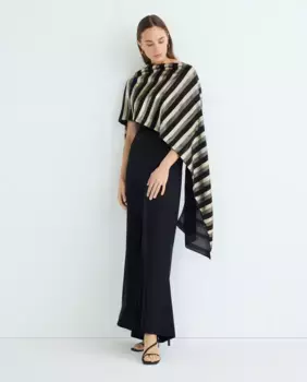 Плиссированный шарф Banarassi, чёрный