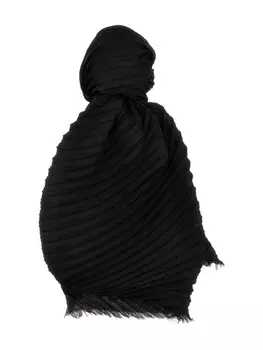 Плиссированный шарф Issey Miyake, черный