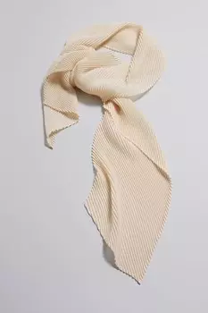 Плиссированный шарф & Other Stories, бежевый