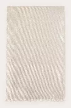 Плиссированный шарф с блестками Motivi, бежевый