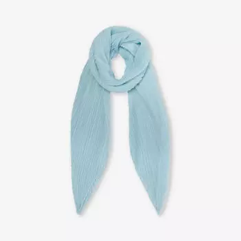 Плиссированный тканый шарф madame Pleats Please Issey Miyake, синий