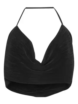 Плиссированный топ Atlein, черный