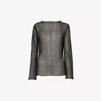 Плиссированный топ Fraser Pretty Lavish, черный