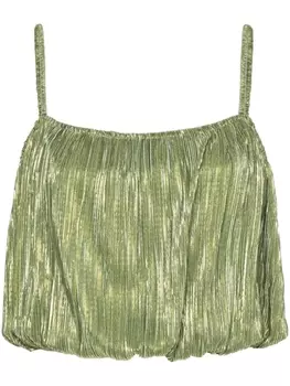 Плиссированный топ Ilana Sabina Musayev, зеленый