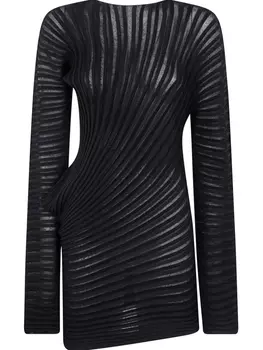 Плиссированный топ Issey Miyake, черный