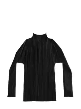 Плиссированный топ Pleats Please Issey Miyake, черный