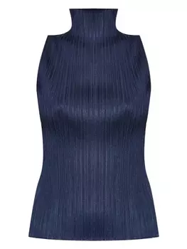 Плиссированный топ Pleats Please Issey Miyake, синий
