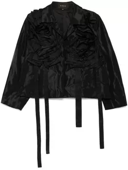 Плиссированный жакет оверсайз Biyan, черный