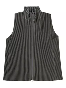 Плиссированный жилет Homme Pliss Issey Miyake, серый