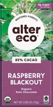 Плитка темного шоколада Alter Eco