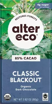 Плитка темного шоколада Alter Eco