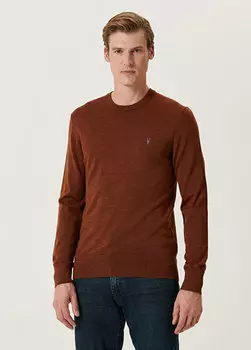 Плиточный шерстяной свитер AllSaints
