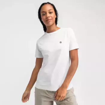 Plitvice Siroko женская горная футболка с коротким рукавом, белый