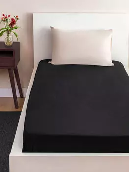 Плоская эластичная односпальная простыня 120x200x30 см LCW Home