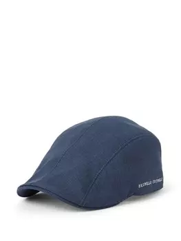 Плоская кепка Brunello Cucinelli из натуральной шерсти, синий