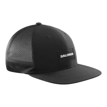 Плоская кепка дальнобойщика Salomon, чёрный