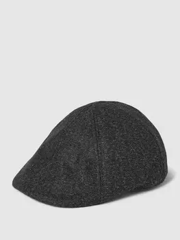 Плоская кепка меланжевого цвета, модель SALZ Mller Headwear, антрацит