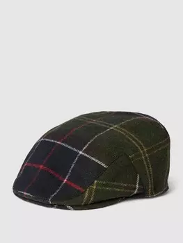 Плоская кепка с узором по всей поверхности, модель "GALINGALE" Barbour, зеленый