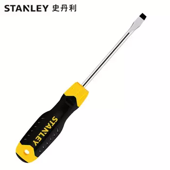 Плоская отвертка с пластиковой ручкой серии Stanley B, инструмент для ремонта и разборки отвертки 5x150 мм, одинарный 60-823-23