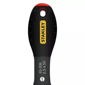 Плоская отвертка STANLEY с трехцветной ручкой 2,5х50мм 65-006-14