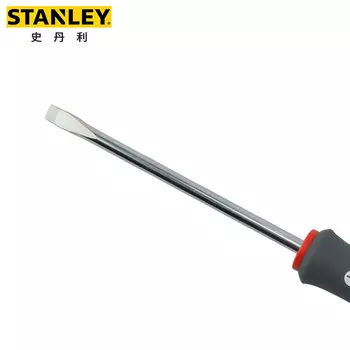 Плоская отвертка STANLEY с трехцветной ручкой 5,5x100 мм Плоская отвертка 65-098-14