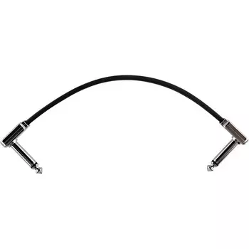 Плоские патч-кабели Ernie Ball, 6 дюймов, черные