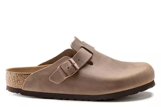 Плоские сабо Boston Leoi - узкие Birkenstock, коричневый