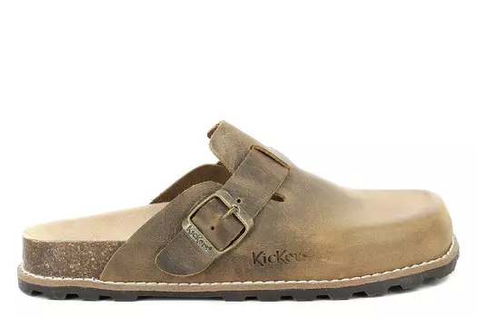 Плоские сабо Kick Eva Kickers, коричневый