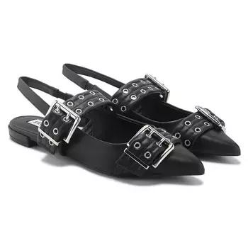 Плоские туфли с открытой пяткой Kissable Steve Madden, черный