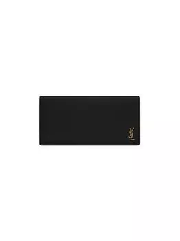 Плоский кошелек Tiny Cassandre из зерненой кожи Saint Laurent
