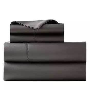 Плоский лист из органического сатина, королева Ralph Lauren, цвет Gray