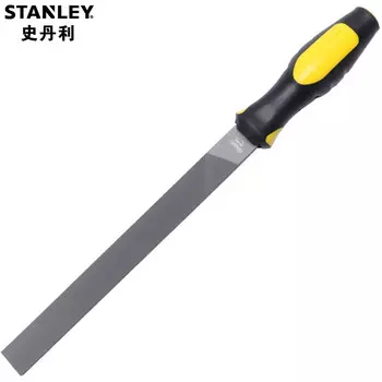 Плоский напильник Stanley, напильник для слесаря, плоский напильник, стальной напильник, шлифовальный железный инструмент, средний зуб, 12 дюймов, 22-347-28