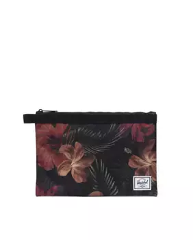 Плоский пенал унисекс из принтованной ткани на молнии Herschel, мультиколор