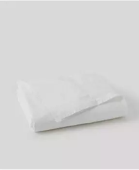 Плоский простынь из хлопкового перкаля Cool-Air - Twin Pact, белый