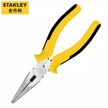 Плоскогубцы Stanley, 8 дюймов, кусачки для проволоки с длинным носом DYNAGRIP, плоскогубцы для электрика, острогубцы STHT84032-8-23