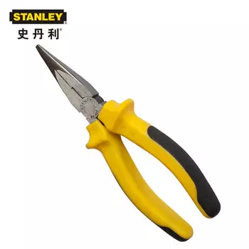 Плоскогубцы Stanley с двухцветной ручкой, остроконечные, 6 дюймов 84-402-23