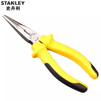 Плоскогубцы STANLEY с двухцветной ручкой, остроконечные, 8 дюймов 84-403-23