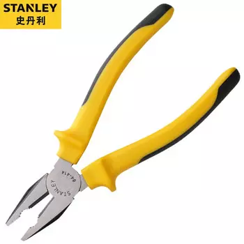 Плоскогубцы STANLEY с двухцветной ручкой, плоскогубцы 8 дюймов, многофункциональные тиски 84-417-23