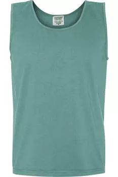 Плотная майка Comfort Colors, окрашенная в готовом виде, цвет seafoam