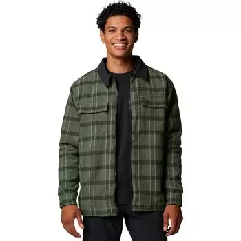 Плотная рубашка-куртка Pitchstone Columbia, цвет greenscape boro plaid