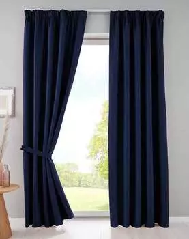 Плотная штора Gardinenbox »NewYork«, 140x245x1 см, синий